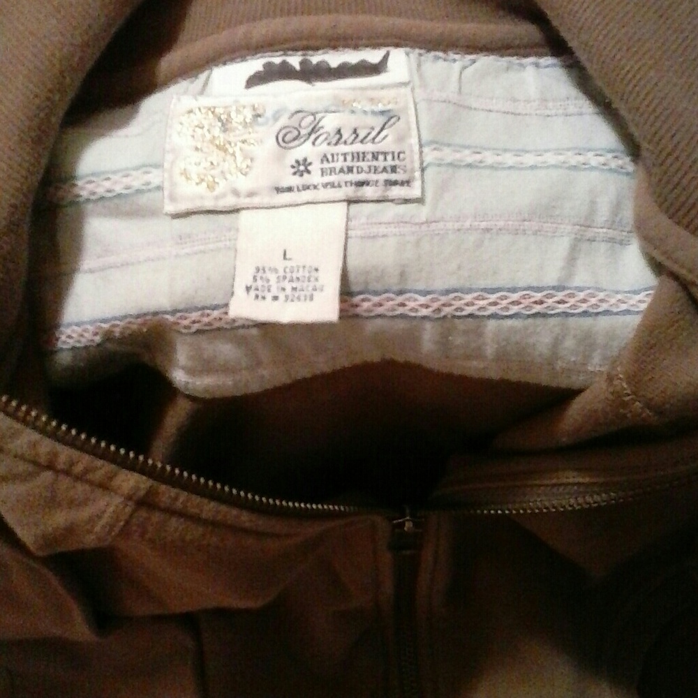 Vintage Authentic Brand Jeans Fossil Jacket Macao - Picture 2 of 8